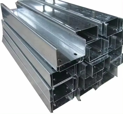 ± 1% Độ khoan dung thép hình C galvanized nóng ngâm không hợp kim cho vật liệu xây dựng