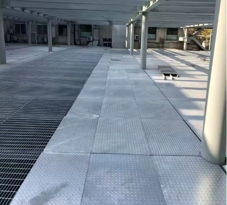Ưu tiên nạp nóng kẽm thép Grating cống nắp tấm cho mỏ