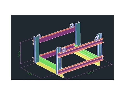 Kỹ thuật cán nóng lớp Q235B Hàn Quốc Custom Channel Steel Bracket