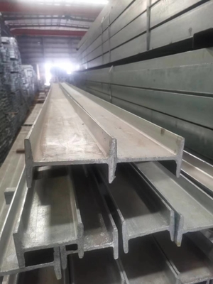 Thép I-beam không hợp kim đắm nóng galvanized cho hóa đơn theo trọng lượng thực tế