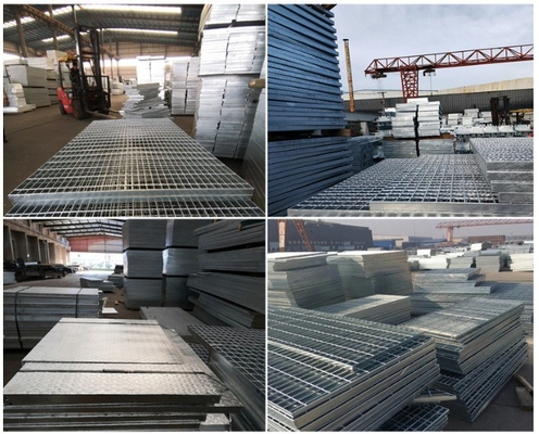 50mm Pitch Thiết kế công nghiệp Hot Dip Galvanized Steel Grating cho xây dựng