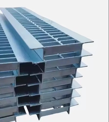 Sàn sàn nền tảng ngoài khơi phủ lưới thép kẽm với độ cao thanh chéo 50mm