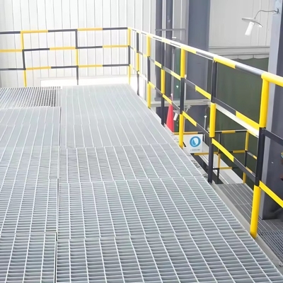 Băng bạc thép Mezzanine sàn bar Grating với chứng nhận ISO9001