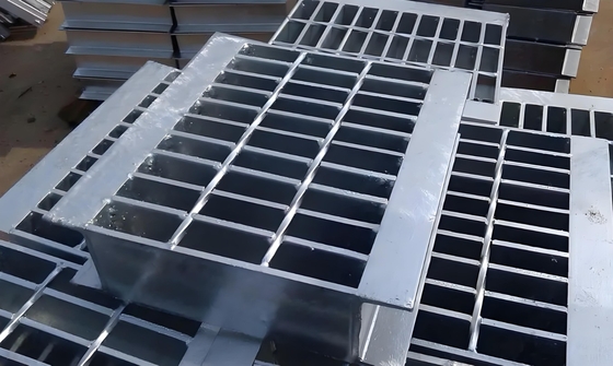 Băng bạc thép Mezzanine sàn bar Grating với chứng nhận ISO9001