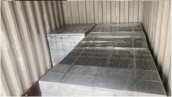 Băng bạc thép Mezzanine sàn bar Grating với chứng nhận ISO9001