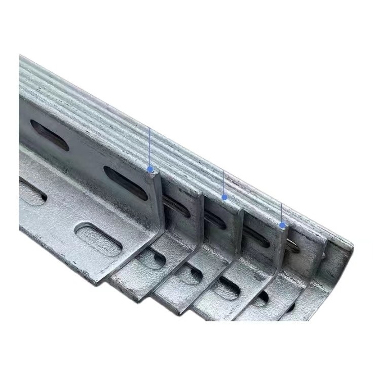 Lint bằng góc bằng thép đúc nóng kẽm kẽm bằng lỗ đục / thanh sắt khe