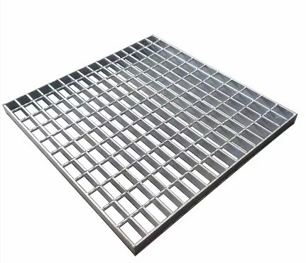 Storm Drain Trench bao gồm thép nhẹ Checker Plate Grating Mesh với 50mm Cross Bar Pitch