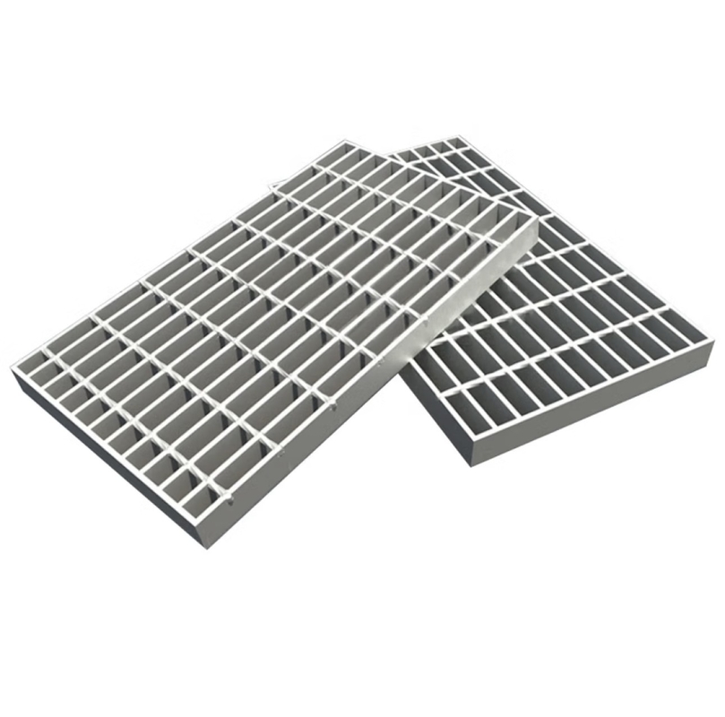 Cấu trúc thép kẽm vỏ hầm sàn lưới cống nướng 50mm Cross Bar Pitch
